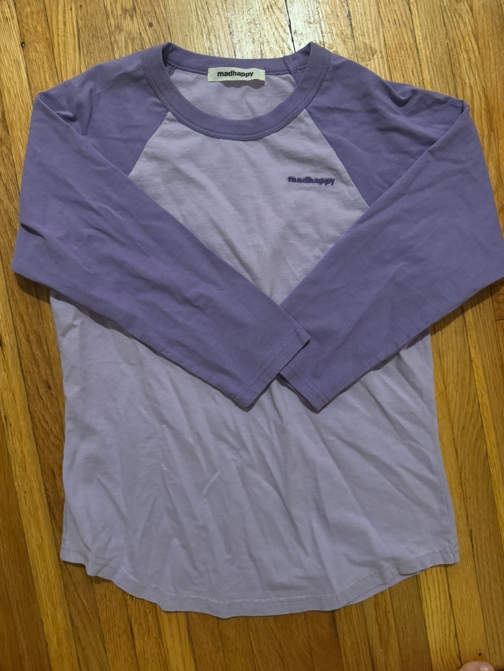madhappy Lilac Raglan Long-Sleeve Shirt